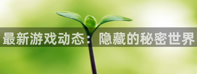 星欧娱乐注册官方登录app：最新游戏动态：隐藏的秘密世界