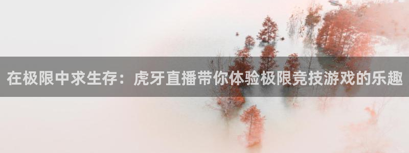 雨燕360足球直播免费观看：在极限中求生存：虎牙直播带你体验极限竞技游戏的乐趣